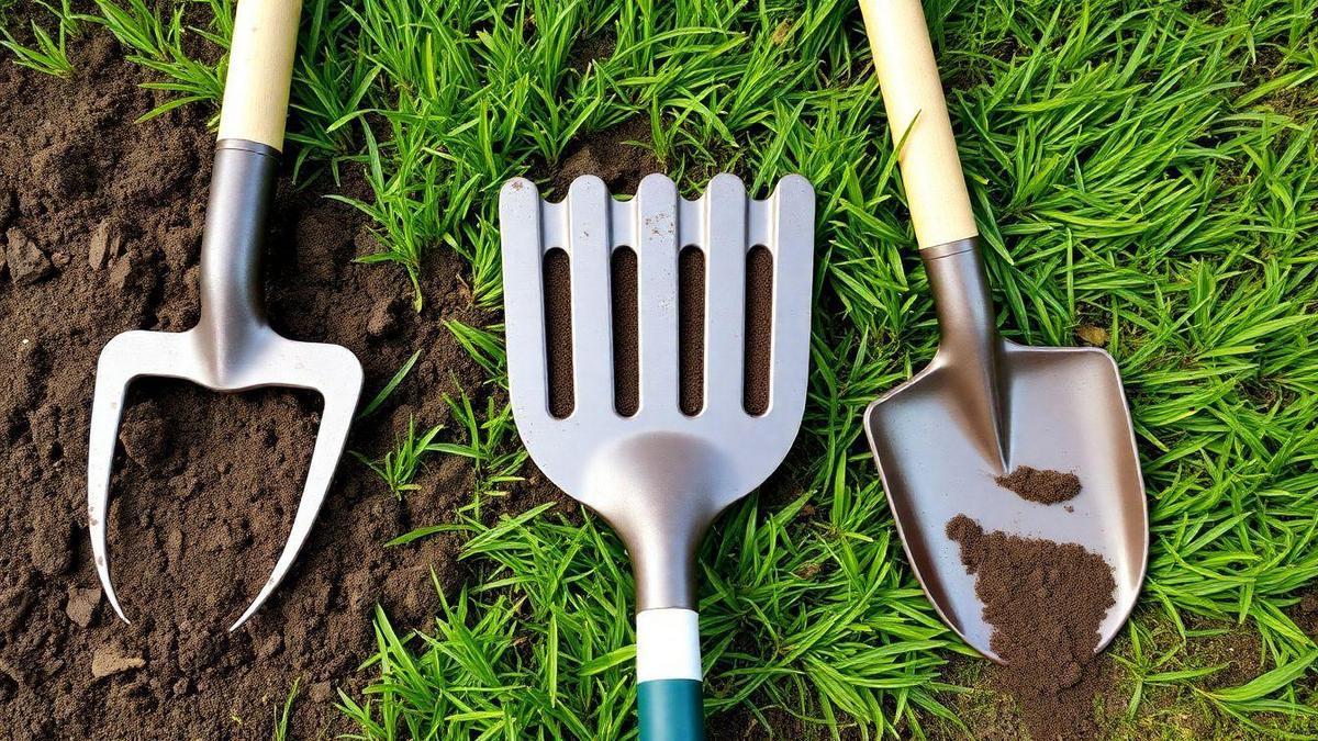 Difference between a hoe, rake and shovel