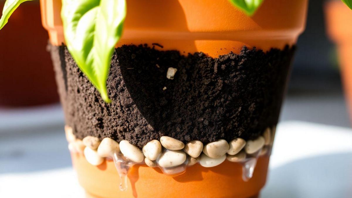 Drainage in the pot: a simple step by step