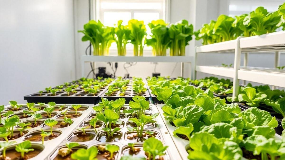Growing hydroponic lettuce from start to finish