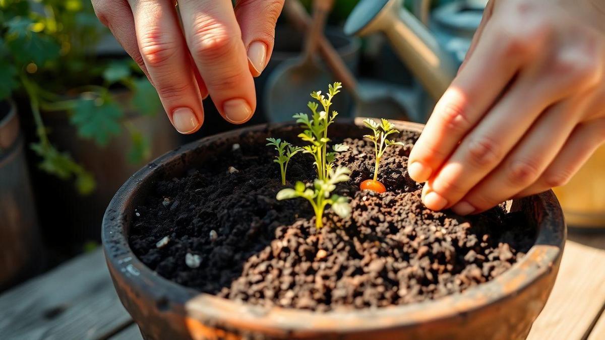 How to plant carrots in pots or planters