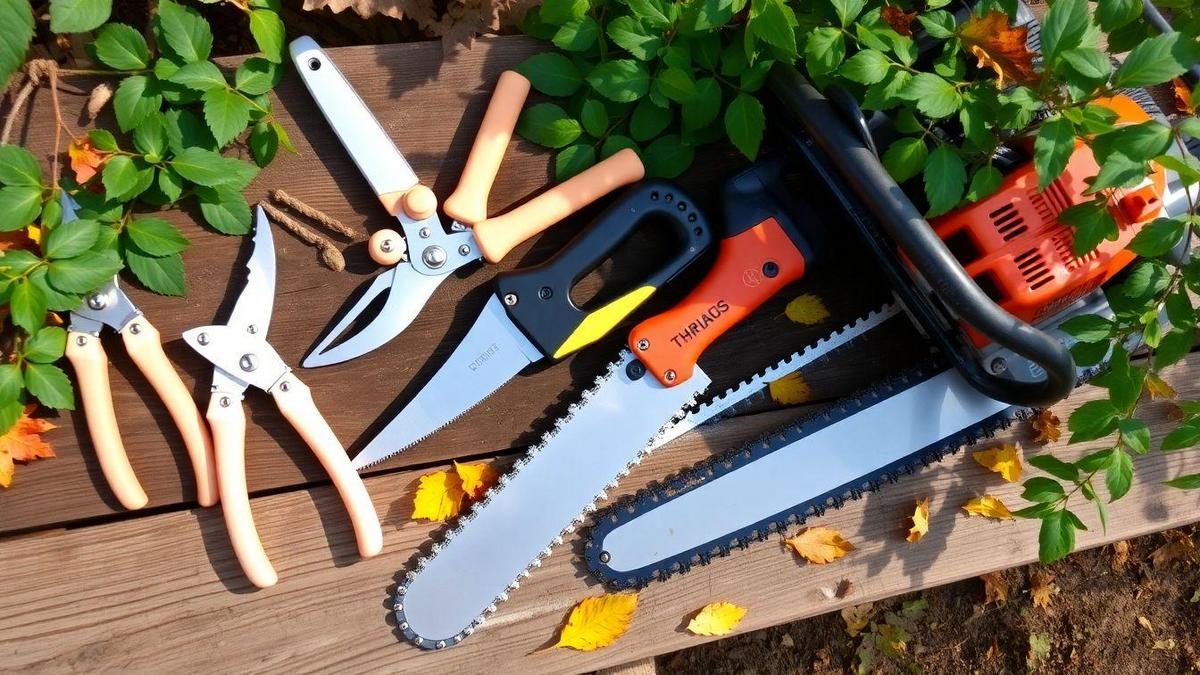 Ideal tools for light and heavy pruning
