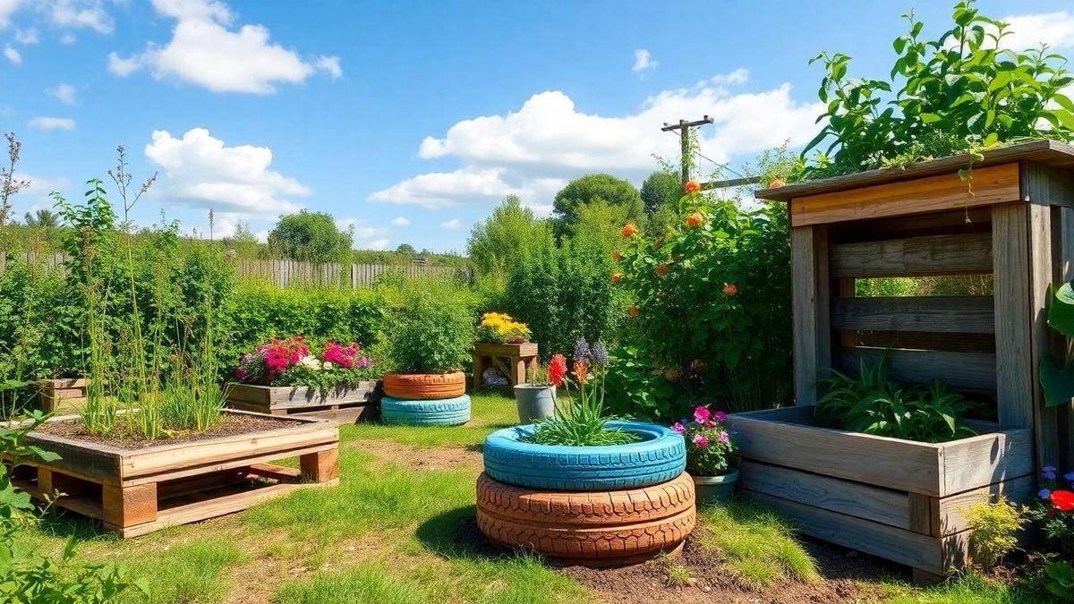 Ideas for recycling materials in your garden