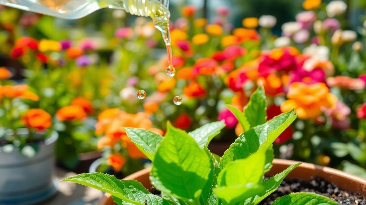 Liquid fertilizer: practical and effective for pots