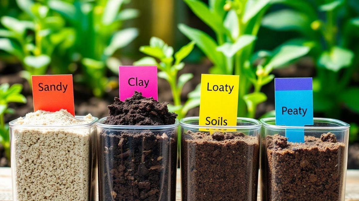 Understand the different types of soil for plants